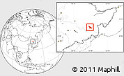 Blank Location Map of Mudanjiang Shi