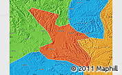 Political Map of Mudanjiang Shi