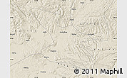 Shaded Relief Map of Mudanjiang Shi