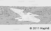 Gray Panoramic Map of Mudanjiang Shi