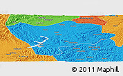Political Panoramic Map of Ning An
