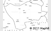 Blank Simple Map of Ning An