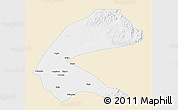 Classic Style 3D Map of Qing An, single color outside