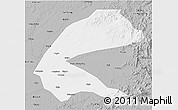 Gray 3D Map of Qing An
