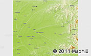 Physical 3D Map of Qing An