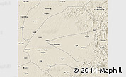 Shaded Relief 3D Map of Qing An