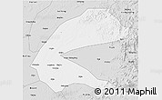 Silver Style 3D Map of Qing An