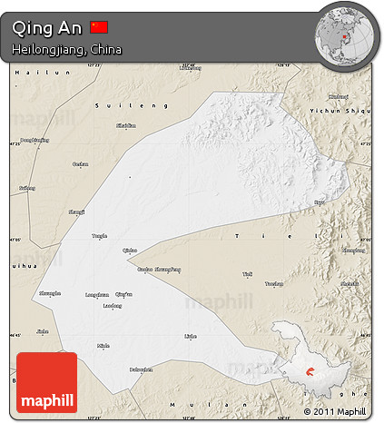 Classic Style Map of Qing An