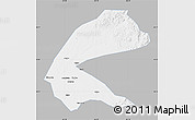 Gray Map of Qing An, single color outside