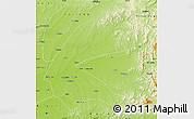 Physical Map of Qing An