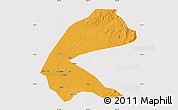 Political Map of Qing An, cropped outside