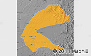 Political Map of Qing An, desaturated