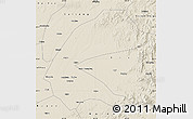 Shaded Relief Map of Qing An