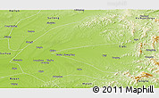 Physical Panoramic Map of Qing An