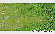 Satellite Panoramic Map of Qing An