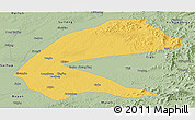 Savanna Style Panoramic Map of Qing An