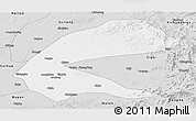 Silver Style Panoramic Map of Qing An