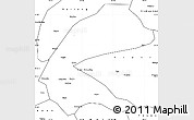 Blank Simple Map of Qing An