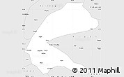 Silver Style Simple Map of Qing An