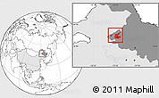 Blank Location Map of Qiqihar Shi, highlighted country, highlighted parent region
