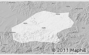 Gray 3D Map of Qitaihe Shi