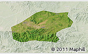Satellite 3D Map of Qitaihe Shi, lighten
