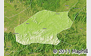 Physical Map of Qitaihe Shi, satellite outside