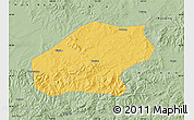 Savanna Style Map of Qitaihe Shi