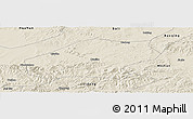 Shaded Relief Panoramic Map of Qitaihe Shi