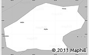 Gray Simple Map of Qitaihe Shi