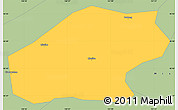 Savanna Style Simple Map of Qitaihe Shi