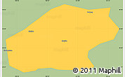 Savanna Style Simple Map of Qitaihe Shi, single color outside