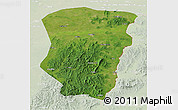 Satellite 3D Map of Raohe, lighten