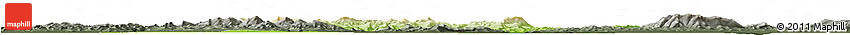 Physical Horizon Map of Raohe, darken, semi-desaturated