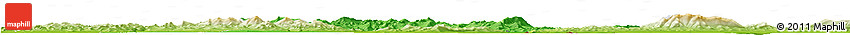 Political Horizon Map of Raohe, physical outside