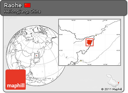Blank Location Map of Raohe