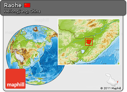 Physical Location Map of Raohe