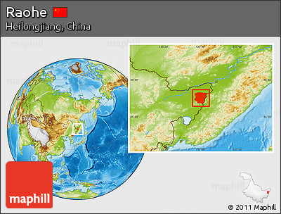 Physical Location Map of Raohe