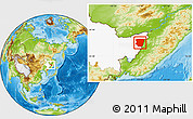 Physical Location Map of Raohe, highlighted parent region
