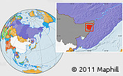 Political Location Map of Raohe, highlighted country, highlighted parent region