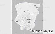 Gray Map of Raohe, single color outside