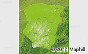 Physical Map of Raohe, satellite outside