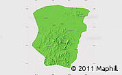 Political Map of Raohe, cropped outside