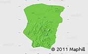 Political Map of Raohe, single color outside