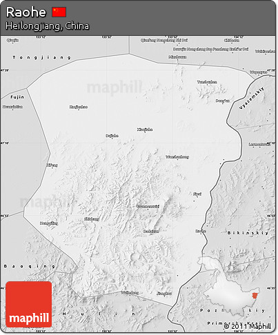 Silver Style Map of Raohe
