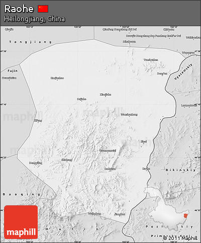 Silver Style Map of Raohe