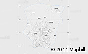 Silver Style Map of Raohe, single color outside