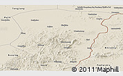 Shaded Relief Panoramic Map of Raohe