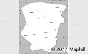 Gray Simple Map of Raohe