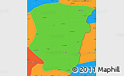 Political Simple Map of Raohe